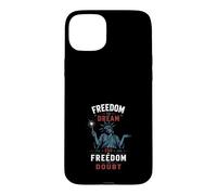 Custodia per iPhone 15 Plus Liberta di Sognare Design Patriottico