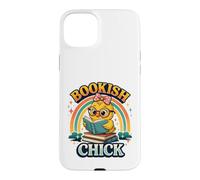 Custodia per iPhone 15 Plus Libro pulcino lettura libri carino lettore design