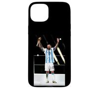 Custodia per iPhone 15 Plus Lionel Messi Argentina 2022 Vincitori della Coppa del Mondo del Qatar