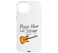 Custodia per iPhone 15 Plus Lodatelo con le corde, chitarrista della chiesa con chitarra