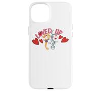 Custodia per iPhone 15 Plus Looney Tunes Bugs and Lola Loved Up Valentine's Day