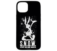 Custodia per iPhone 15 Plus Looney Tunes Bugs Bunny S.N.O.W. Christmas