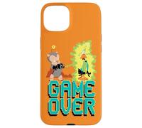 Custodia per iPhone 15 Plus Looney Tunes Porky and Daffy Game Over