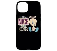 Custodia per iPhone 15 Plus Looney Tunes Tweety Nice To Be Kind
