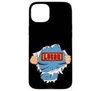 Custodia per iPhone 15 Plus Lucas Name Superhero Gift for Boys Named Lucas