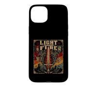 Custodia per iPhone 15 Plus Luce Attraverso il Fuoco Armatura Cristiana Di Dio Fede