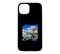 Custodia per iPhone 15 Plus Lucerna Svizzera Souvenir Lucerna