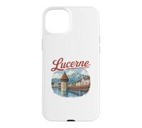 Custodia per iPhone 15 Plus Lucerna Svizzera Souvenir Lucerna