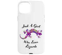 Custodia per iPhone 15 Plus Lucertola Just A Girl Who Loves Lizards Outfit Lizard Lover