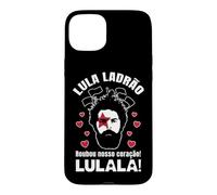 Custodia per iPhone 15 Plus Lula Ladrão Roubou Nosso Coração Lula Brasil