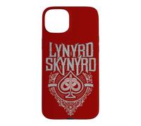 Custodia per iPhone 15 Plus Lynyrd Skynyrd Spade - Carte da gioco con logo vintage anni '70