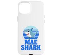 Custodia per iPhone 15 Plus Mae Shark Family Reunion Squad Nome Cognome