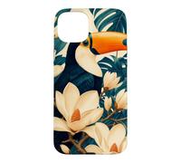 Custodia per iPhone 15 Plus Magnolia Tucano in fiore