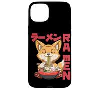 Custodia per iPhone 15 Plus Manga Neko Otaku Ramen Fox