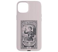 Custodia per iPhone 15 Plus Marie Curie Alchemist Tarocchi Card; Donne in chimica STEM