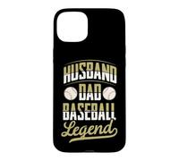 Custodia per iPhone 15 Plus Marito Papà Baseball Leggenda Padri Giorno