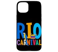 Custodia per iPhone 15 Plus Maschera di Rio Carnival Brazil Festival Souvenir brasiliano