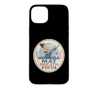 Custodia per iPhone 15 Plus MAT BREATH FOCUS Pilates Tappetino Studio