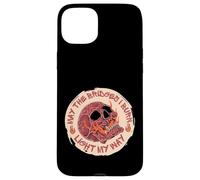 Custodia per iPhone 15 Plus May The Bridges I Burn Light My Way Skull Gothic Graphic