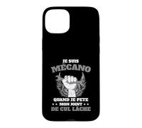 Custodia per iPhone 15 Plus Mécano Mécanicien Humour Clé Plate Atelier Mécanicien