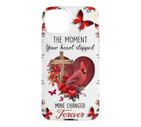 Custodia per iPhone 15 Plus Memorial Cardinal Il momento in cui il tuo cuore si è fermato per sempre Arte