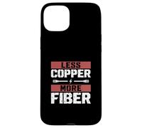 Custodia per iPhone 15 Plus Meno rame Più Tecnici di fibra ottica Tec Fiber Optic