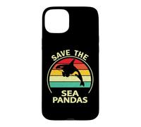 Custodia per iPhone 15 Plus Mens Womens Killer Whale Save The Sea Pandas Orca Lover