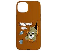 Custodia per iPhone 15 Plus Meow Finding Mouse, Cats & Mice Illustration Graphic Designs