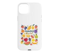 Custodia per iPhone 15 Plus Mercato degli agricoltori amanti della frutta Fragola Mirtillo Limone Art