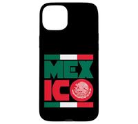 Custodia per iPhone 15 Plus Mexican Pride Eagle Emblem Patriotic México Aztec Calendar