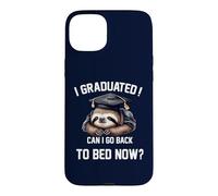 Custodia per iPhone 15 Plus Mi sono laureato Posso tornare a letto ora Dormire Studente Bradipo