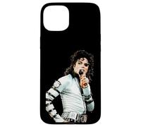 Custodia per iPhone 15 Plus Michael Jackson dal vivo al Wembley Bad World Tour 1988