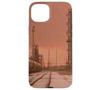 Custodia per iPhone 15 Plus Midwest Gothic Aesthetic Rural Train Refinery Winter Vibes