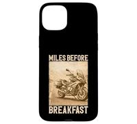 Custodia per iPhone 15 Plus Miles Before Breakfast Moto Adventure Design