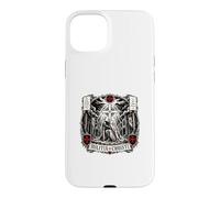 Custodia per iPhone 15 Plus Milizia Christi In Hoc Signo Vinces Cavaliere Sfondo