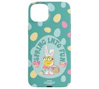 Custodia per iPhone 15 Plus Minions Easter Spring Into Fun