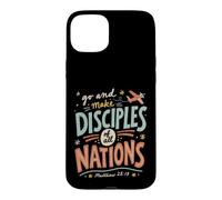 Custodia per iPhone 15 Plus Missioni cristiane retrò Viaggi Bibbia Versi Fede