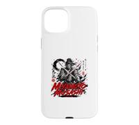 Custodia per iPhone 15 Plus Miyamoto Musashi Due Spade Samurai Guerriero