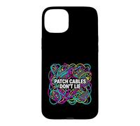Custodia per iPhone 15 Plus Modular Synthesizer Patch Cables Don't Lie