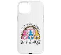 Custodia per iPhone 15 Plus Molto può accadere in 3 giorni gnomi Rainbow Ester Day