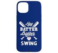 Custodia per iPhone 15 Plus Mom Baseball Batter Batter Swing Hey Game Day Baseball Lover