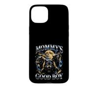 Custodia per iPhone 15 Plus Mommy's Good Boy Wolf Pack Full Moon Bootleg Divertente