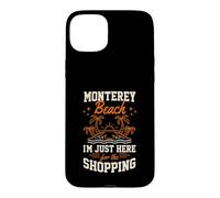 Custodia per iPhone 15 Plus Monterey Beach Sono Qui Solo Per Lo Shopping California