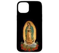 Custodia per iPhone 15 Plus Monumenti iconici di Guadalupe, Popocatépetl e Città del Messico