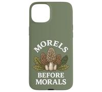 Custodia per iPhone 15 Plus Morel Hunter Humor Morels prima della morale