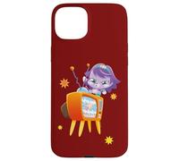 Custodia per iPhone 15 Plus Moshi Monsters Zaffi su Televisione Poppeteer Poppet