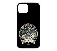 Custodia per iPhone 15 Plus Mountain Bike Campeggio All'aperto Avventura Boschi
