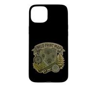 Custodia per iPhone 15 Plus MUD PRINT MAP Mappa di tracce animali sul campo