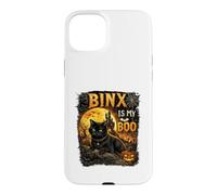Custodia per iPhone 15 Plus My Boo Carino Halloween Gatti Neri Design Spooky Kitty Autunno