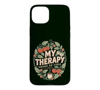 Custodia per iPhone 15 Plus My Therapy Grows on Vines Umorismo da Ortolano